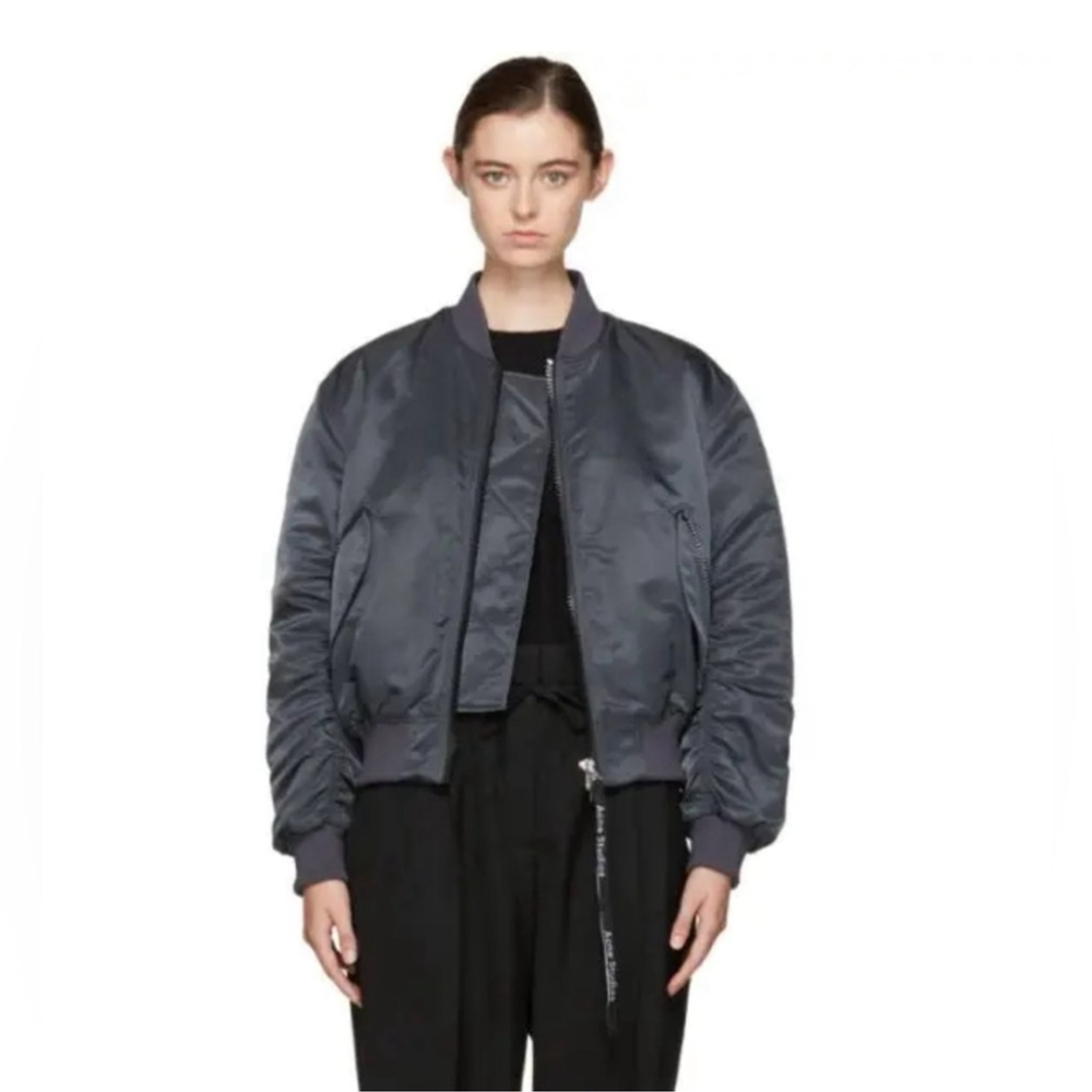 Acne Studios NWT 
Navy Clea Bomber Jacket in Sz 34 (US 2)
